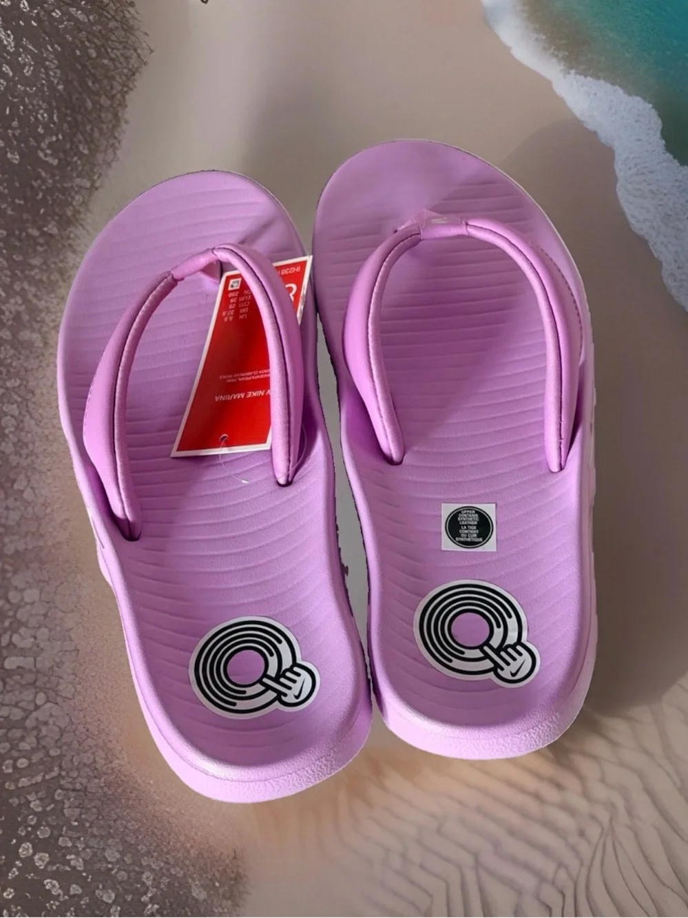Nike Marina Women’s Size 8 Flip Flop Sandals. Magenta Pear Pink. New In Box